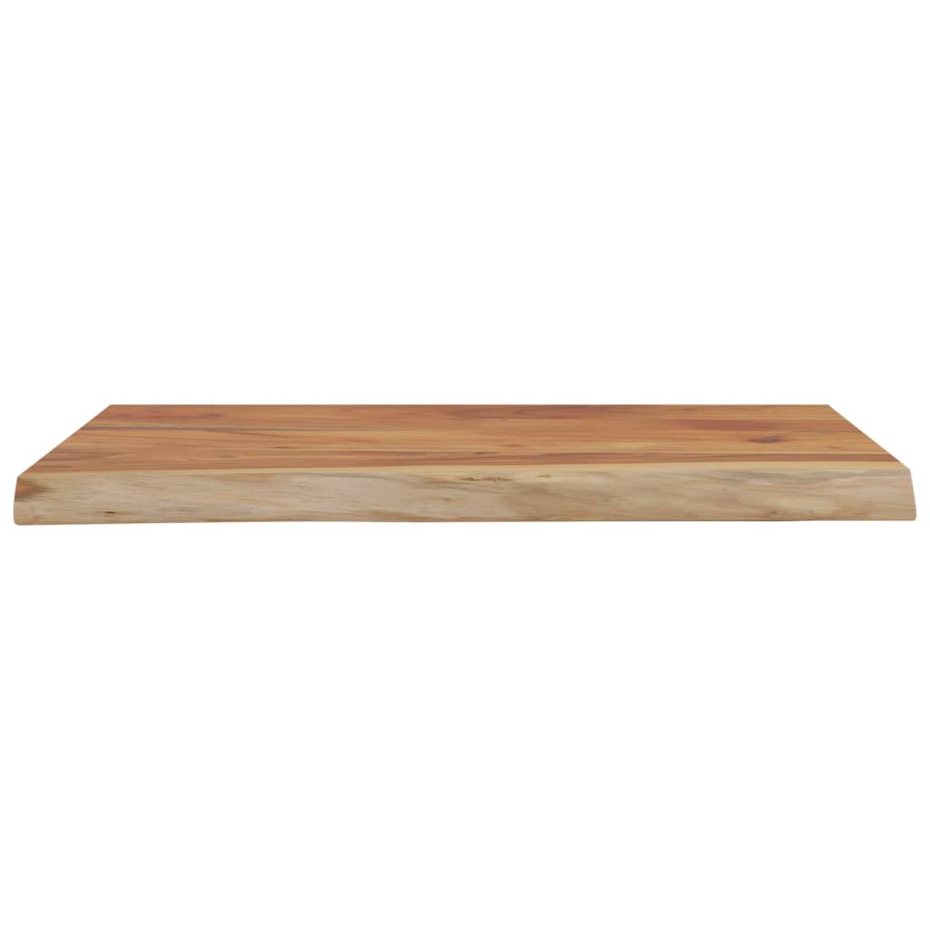 Mensola a Muro 40x30x2,5cm Rettangolare Legno Acacia Bordi Vivi