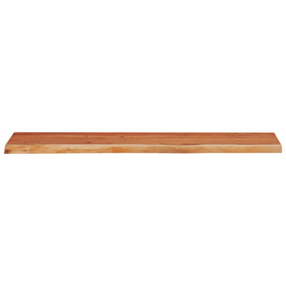 Mensola Muro 110x30x2,5cm Rettangolare Legno Acacia Bordi Vivi