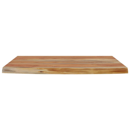 Mensola a Muro 70x40x2,5cm Rettangolare Legno Acacia Bordi Vivi