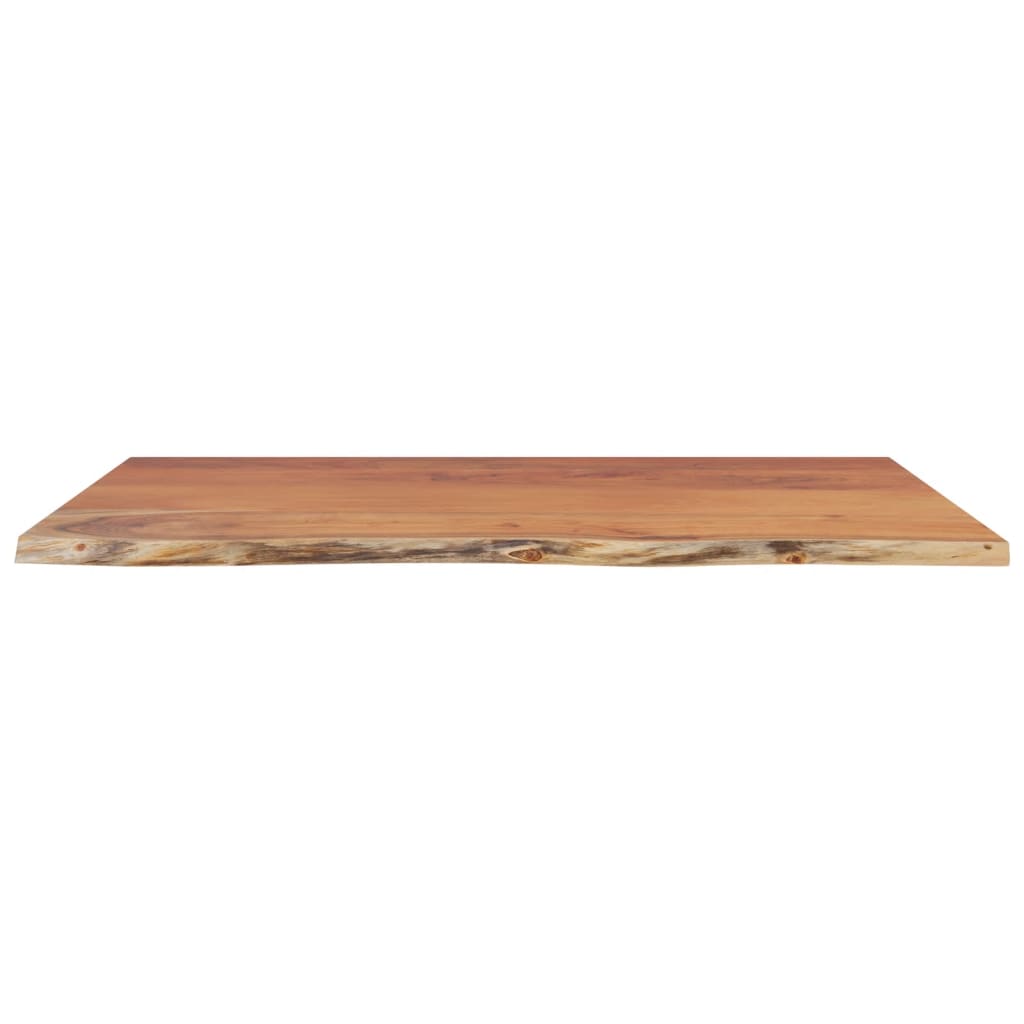 Piano Bagno 90x60x2,5 cm Rettangolare Legno Massello di Acacia