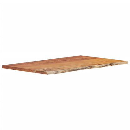 Piano Bagno 100x60x2,5 cm Rettangolare Legno Massello di Acacia