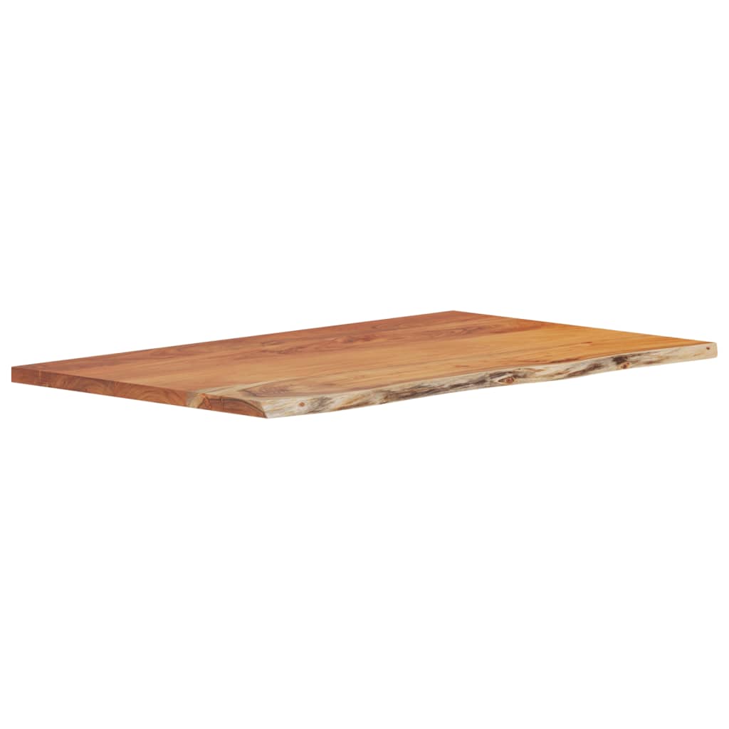 Piano Bagno 110x60x2,5 cm Rettangolare Legno Massello di Acacia