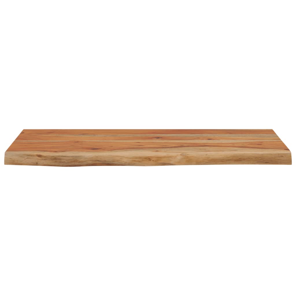 Mensola a Muro 40x30x3,8cm Rettangolare Legno Acacia Bordi Vivi