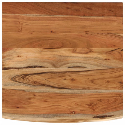 Piano Bagno 60x60x3,8 cm Quadrato Legno Massello di Acacia
