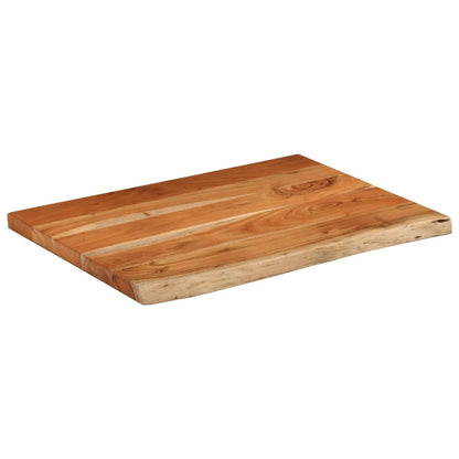 Piano Bagno 70x60x3,8 cm Rettangolare Legno Massello di Acacia