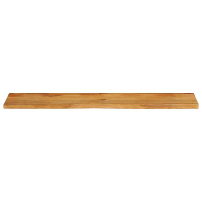 Piano Tavolo Bordi Vivi 160x20x2,5cm in Legno Massello di Mango