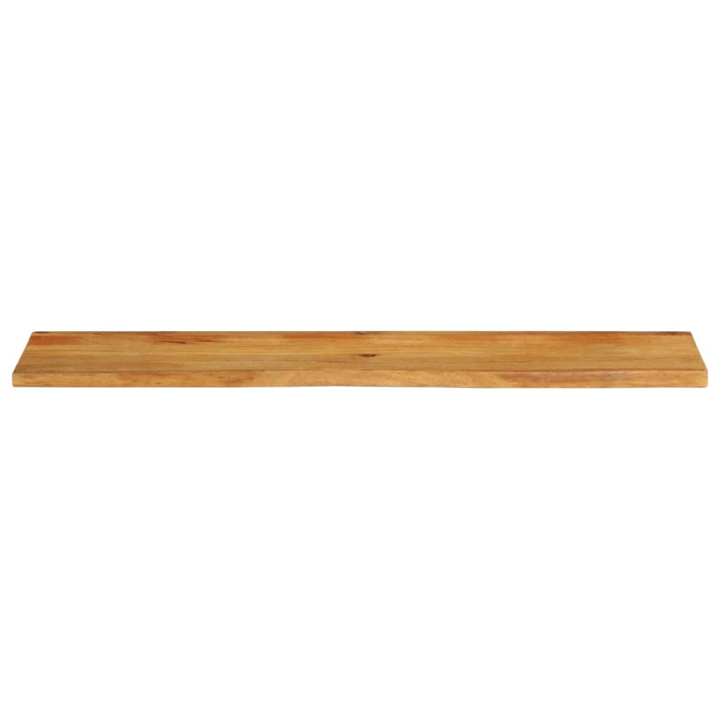 Piano Tavolo Bordi Vivi 160x30x2,5 cm Legno Massello di Mango