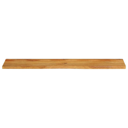 Piano Tavolo Bordi Vivi 160x30x2,5 cm Legno Massello di Mango