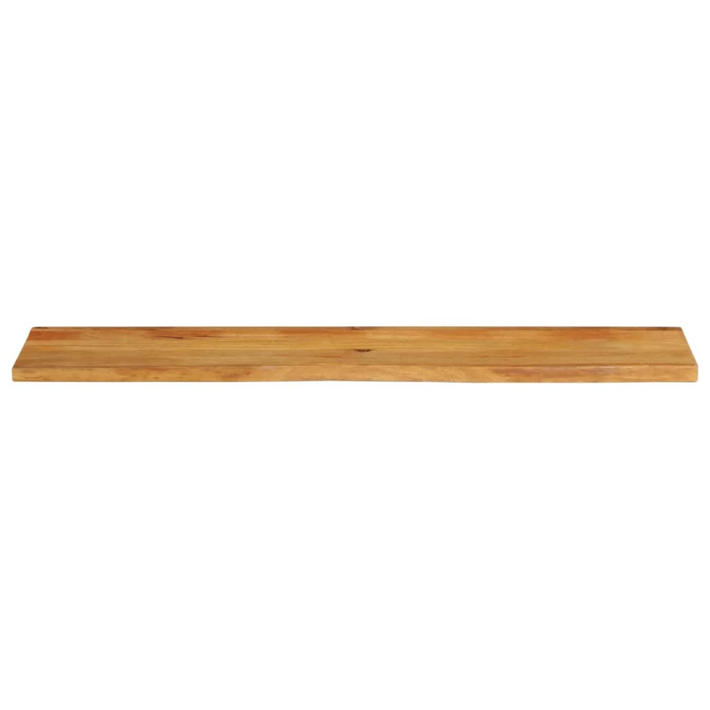 Piano Tavolo Bordi Vivi 180x30x2,5 cm Legno Massello di Mango