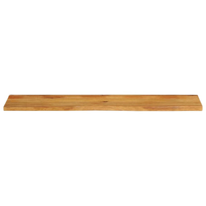 Piano Tavolo Bordi Vivi 180x40x2,5 cm Legno Massello di Mango