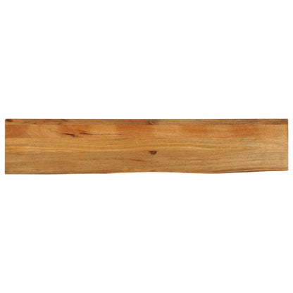 Piano Tavolo Bordi Vivi 180x20x3,8cm in Legno Massello di Mango