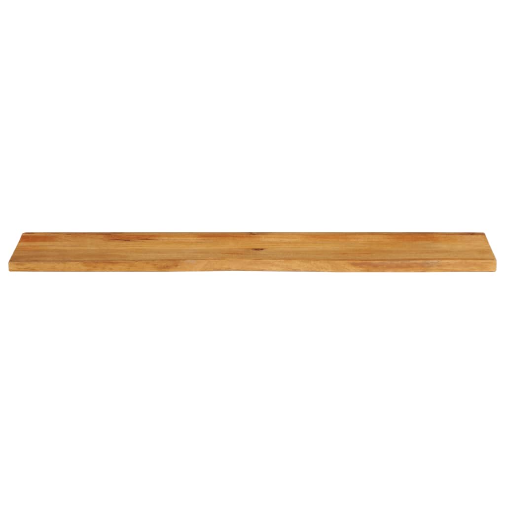 Piano Tavolo Bordi Vivi 180x20x3,8cm in Legno Massello di Mango
