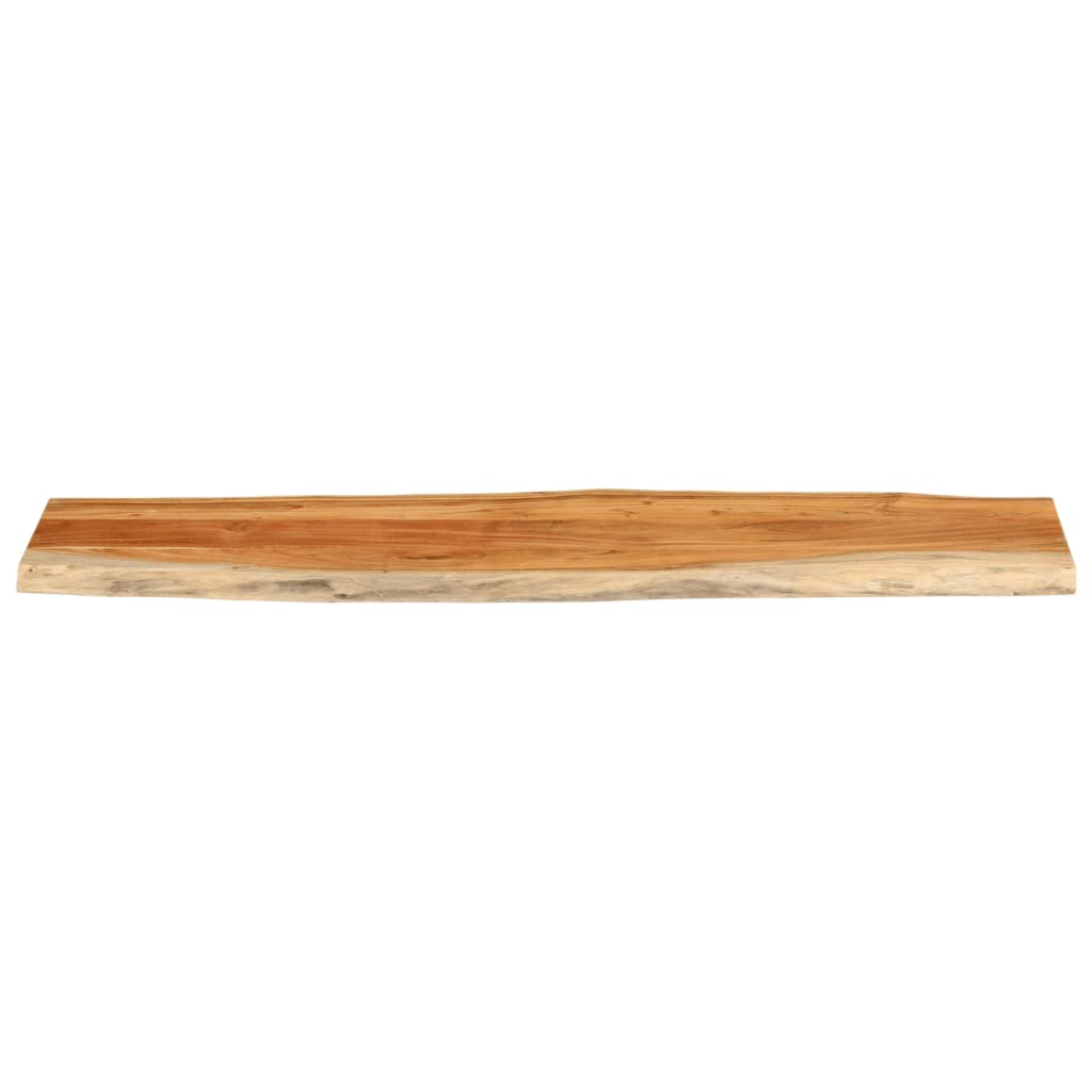 Piano Tavolo 160x40x3,8 cm Rettangolare Legno Acacia Bordi Vivi