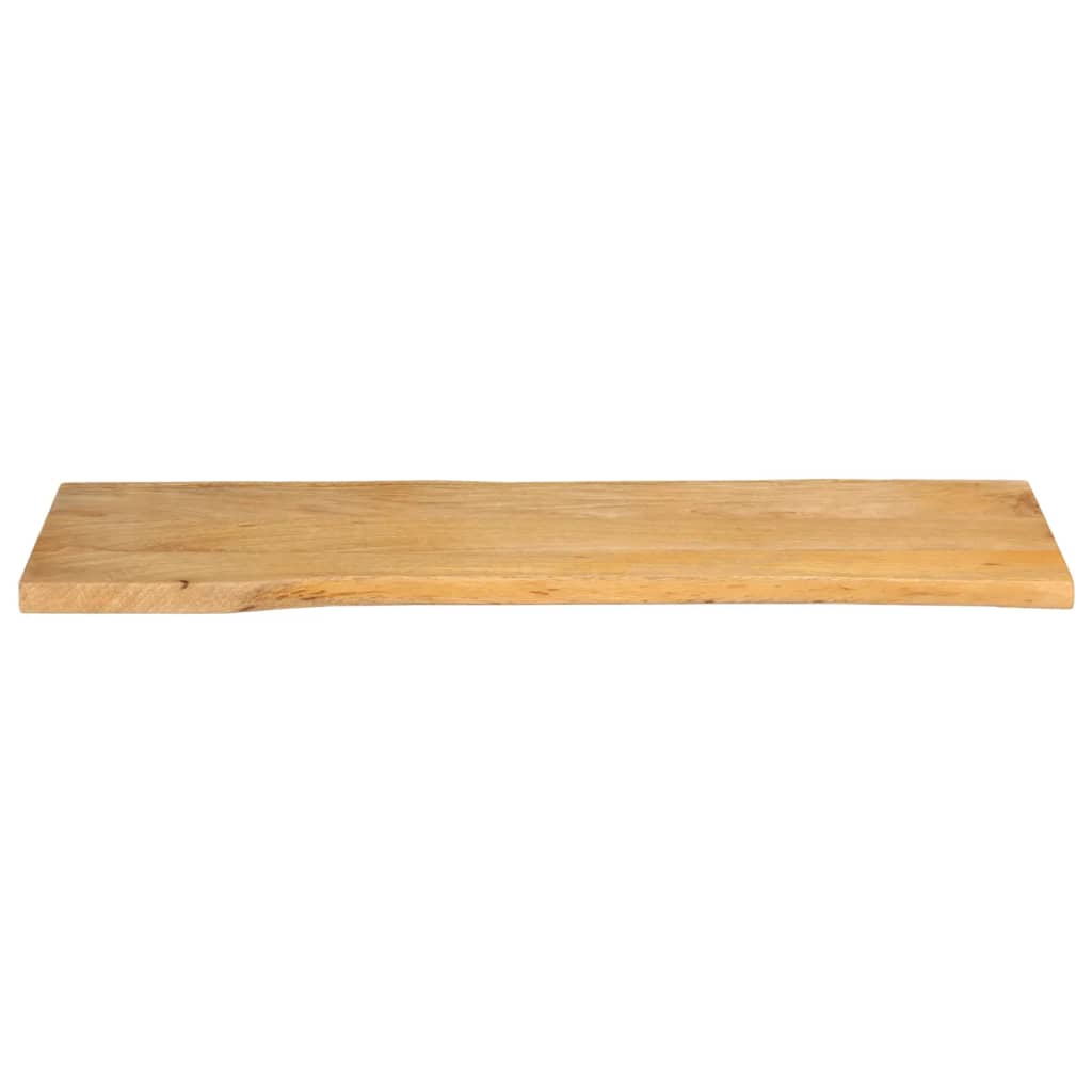 Piano Tavolo 120x40x2,5 cm Bordi Vivi in Legno Massello Mango