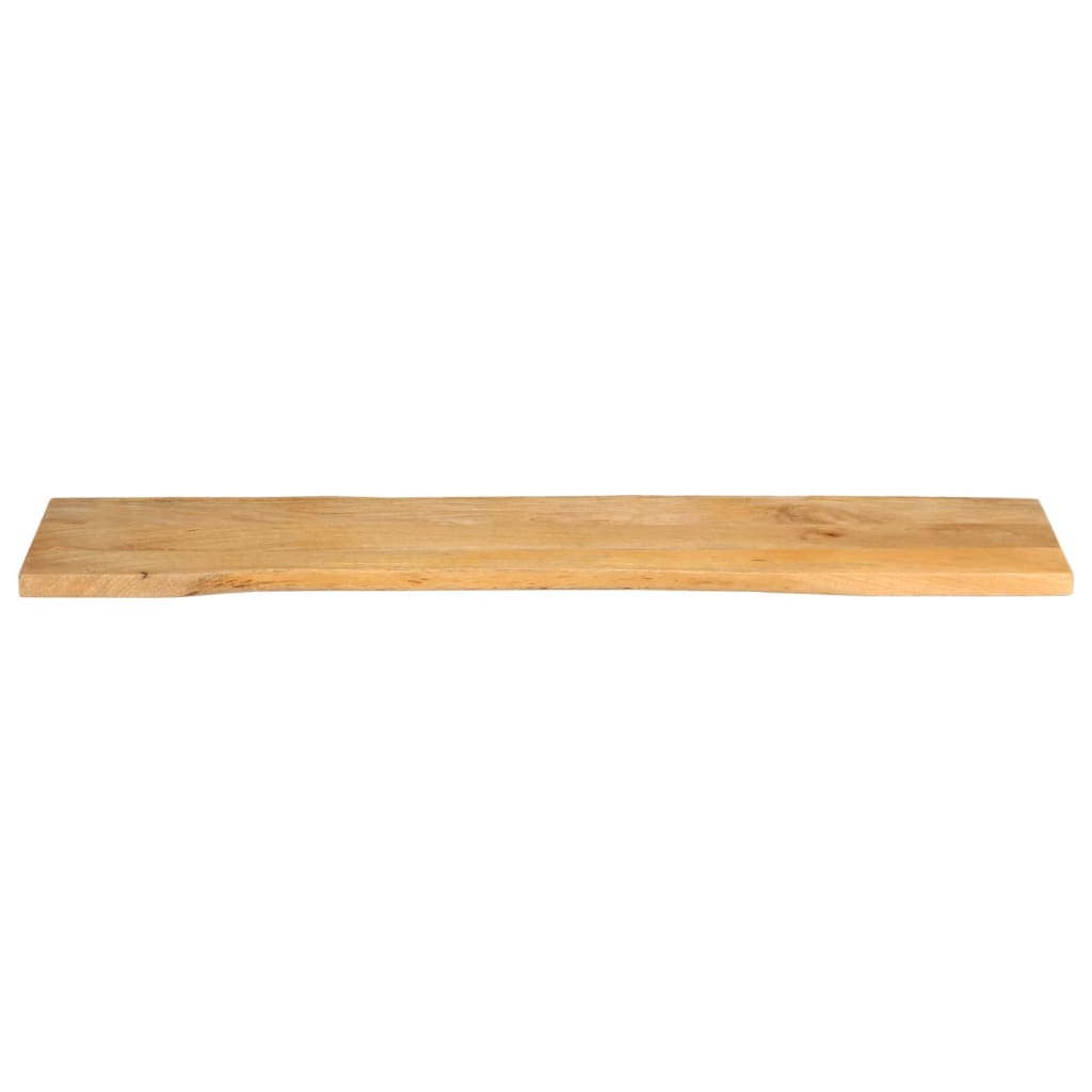 Piano Tavolo 160x40x2,5 cm Bordi Vivi in Legno Massello Mango