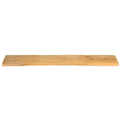Piano Tavolo 160x40x3,8 cm Bordi Vivi in Legno Massello Mango