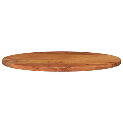Piano Tavolo 120x60x3,8 cm Ovale in Legno Massello di Acacia
