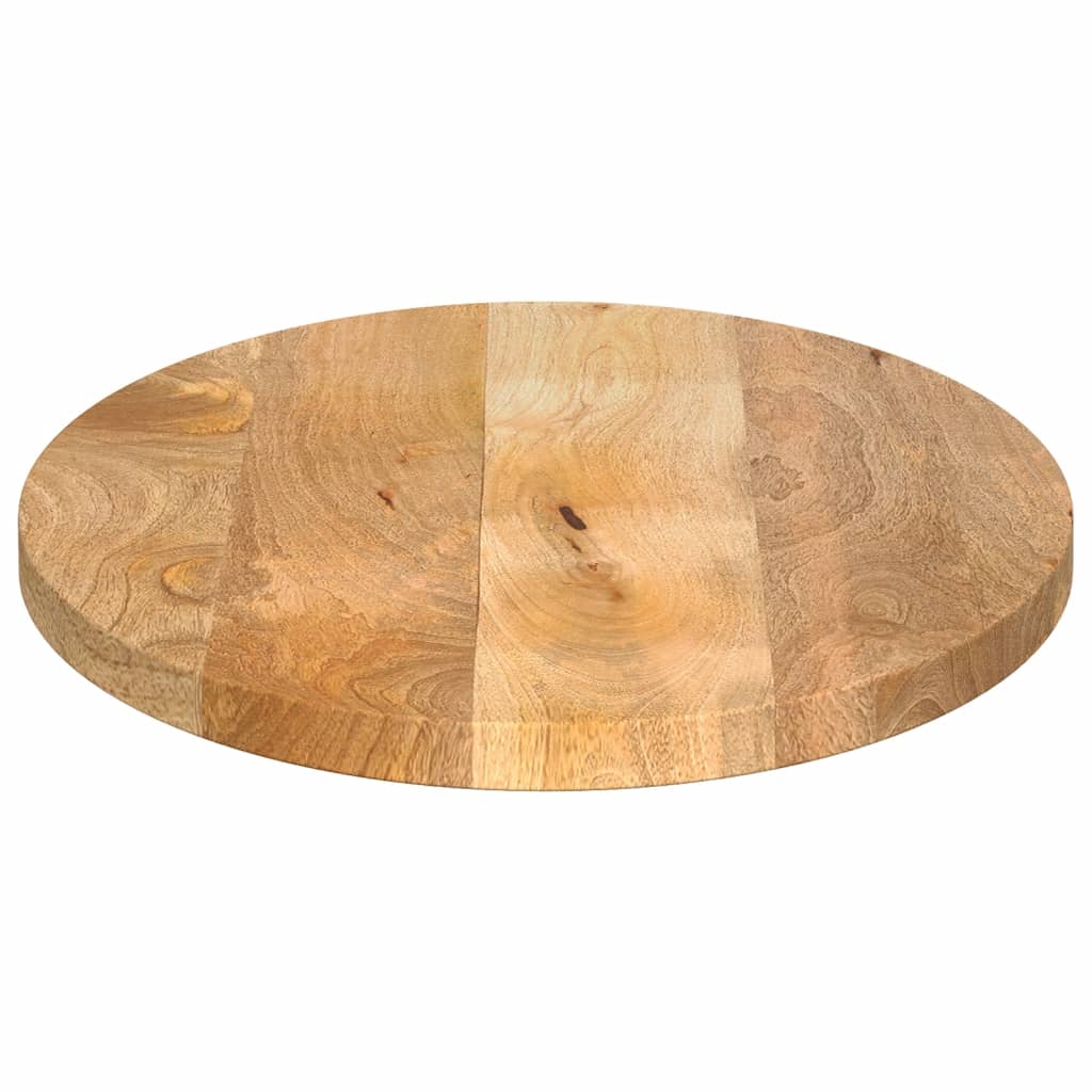 Piano Tavolo 120x50x2,5 cm Ovale in Legno Massello di Mango