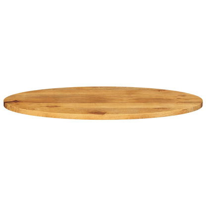 Piano Tavolo 90x40x2,5 cm Ovale in Legno Massello di Mango