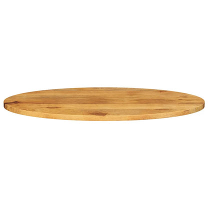 Piano Tavolo 110x50x2,5 cm Ovale in Legno Massello di Mango