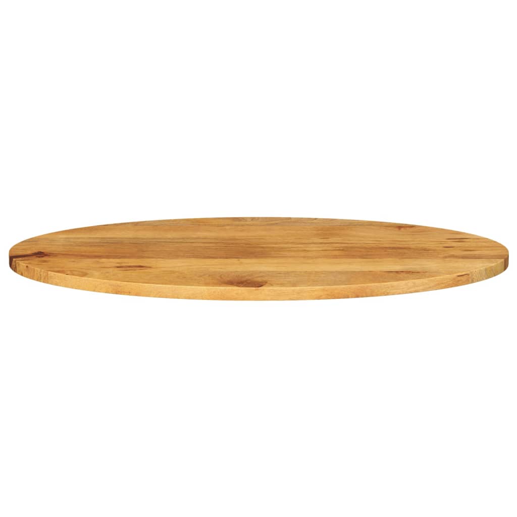 Piano Tavolo 110x40x3,8 cm Ovale in Legno Massello di Mango