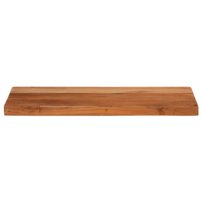 Piano per Tavolo 60x20x2,5cm Rettangolare Legno Massello Acacia