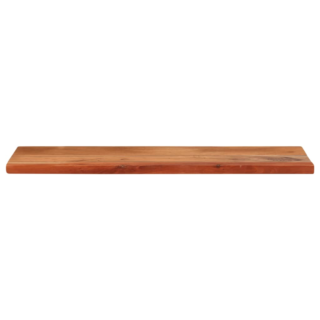Piano per Tavolo 80x30x2,5cm Rettangolare Legno Massello Acacia