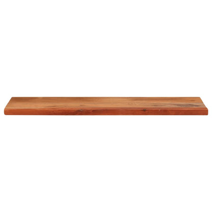 Piano Tavolo 80x40x2,5cm Rettangolare Legno Massello Acacia