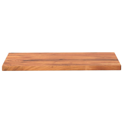 Piano per Tavolo 60x50x2,5cm Rettangolare Legno Massello Acacia