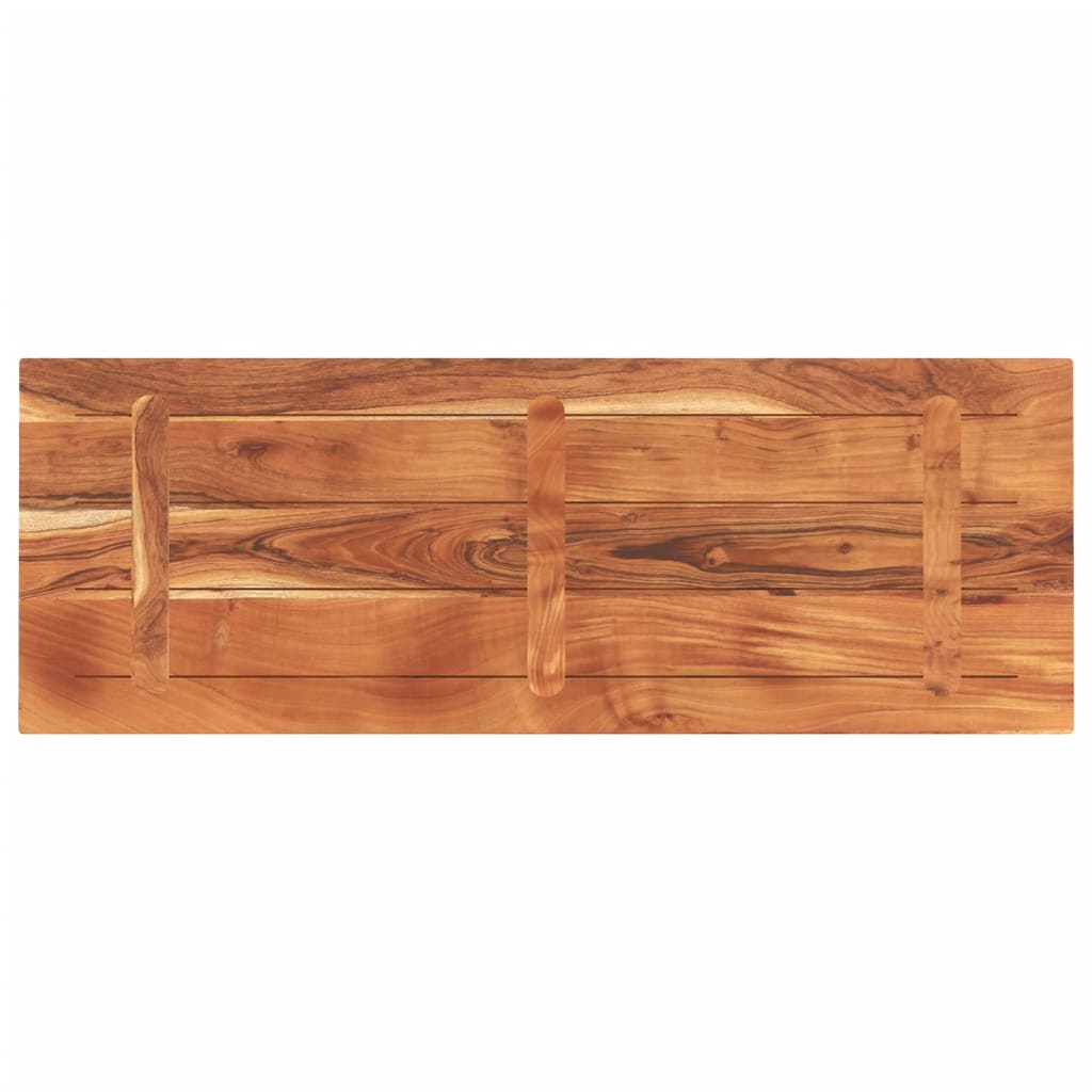 Piano Tavolo 140x50x2,5 cm Rettangolare Legno Massello Acacia