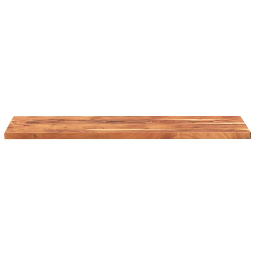 Piano Tavolo 140x60x2,5 cm Rettangolare Legno Massello Acacia