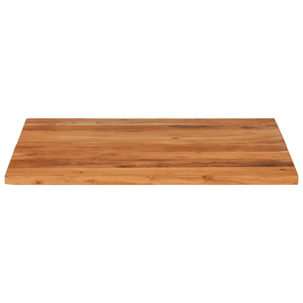 Piano Tavolo 70x70x2,5 cm Quadrato Legno Massello di Acacia
