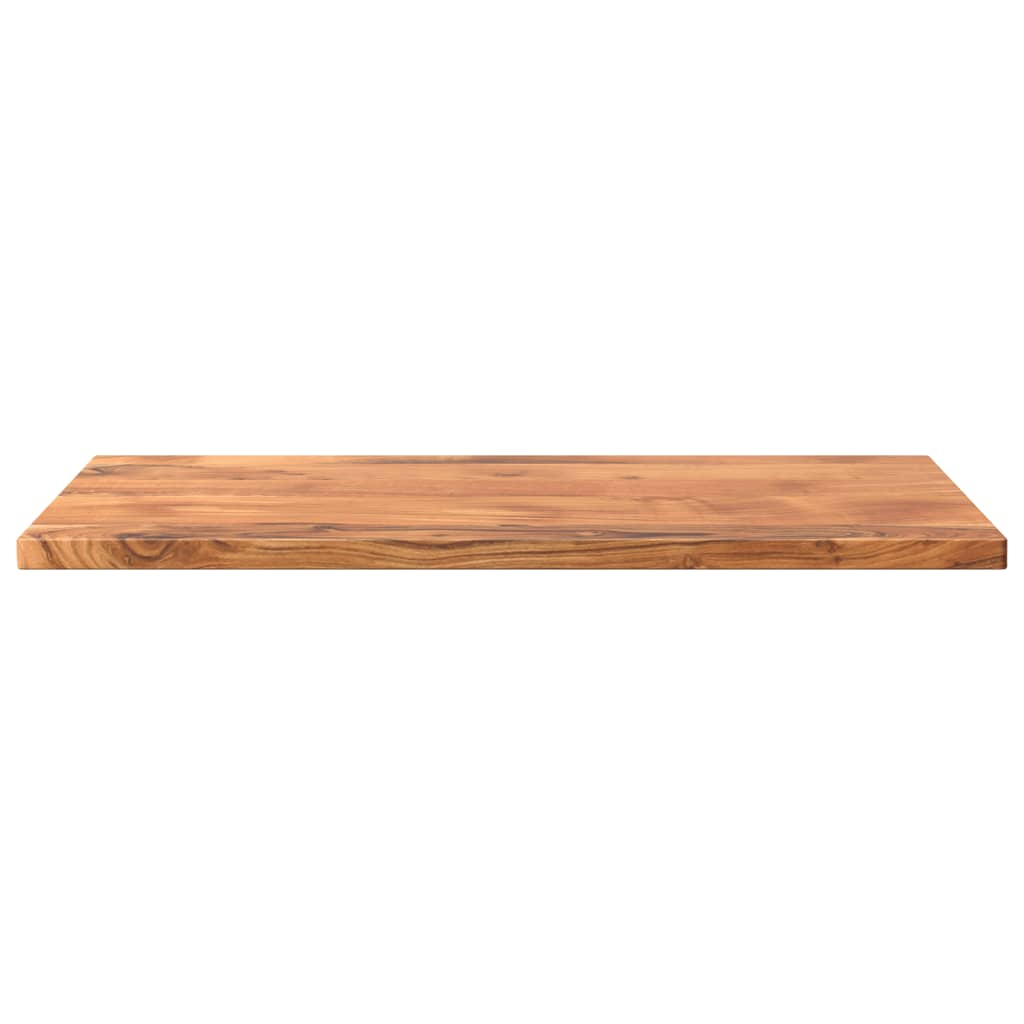 Piano per Tavolo 90x70x2,5cm Rettangolare Legno Massello Acacia