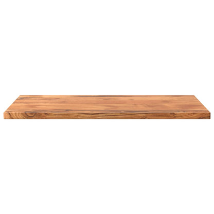 Piano per Tavolo 90x70x2,5cm Rettangolare Legno Massello Acacia