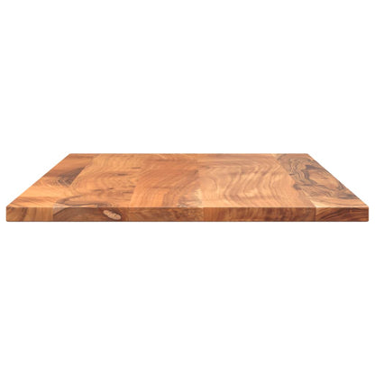 Piano per Tavolo 90x70x2,5cm Rettangolare Legno Massello Acacia