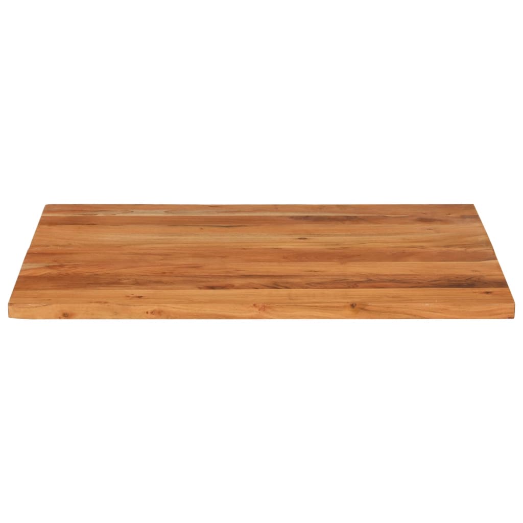 Piano per Tavolo 80x80x2,5 cm Quadrato Legno Massello di Acacia