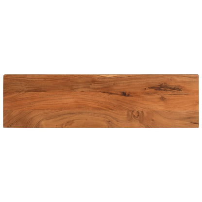 Piano Tavolo 110x20x3,8 cm Rettangolare Legno Massello Acacia