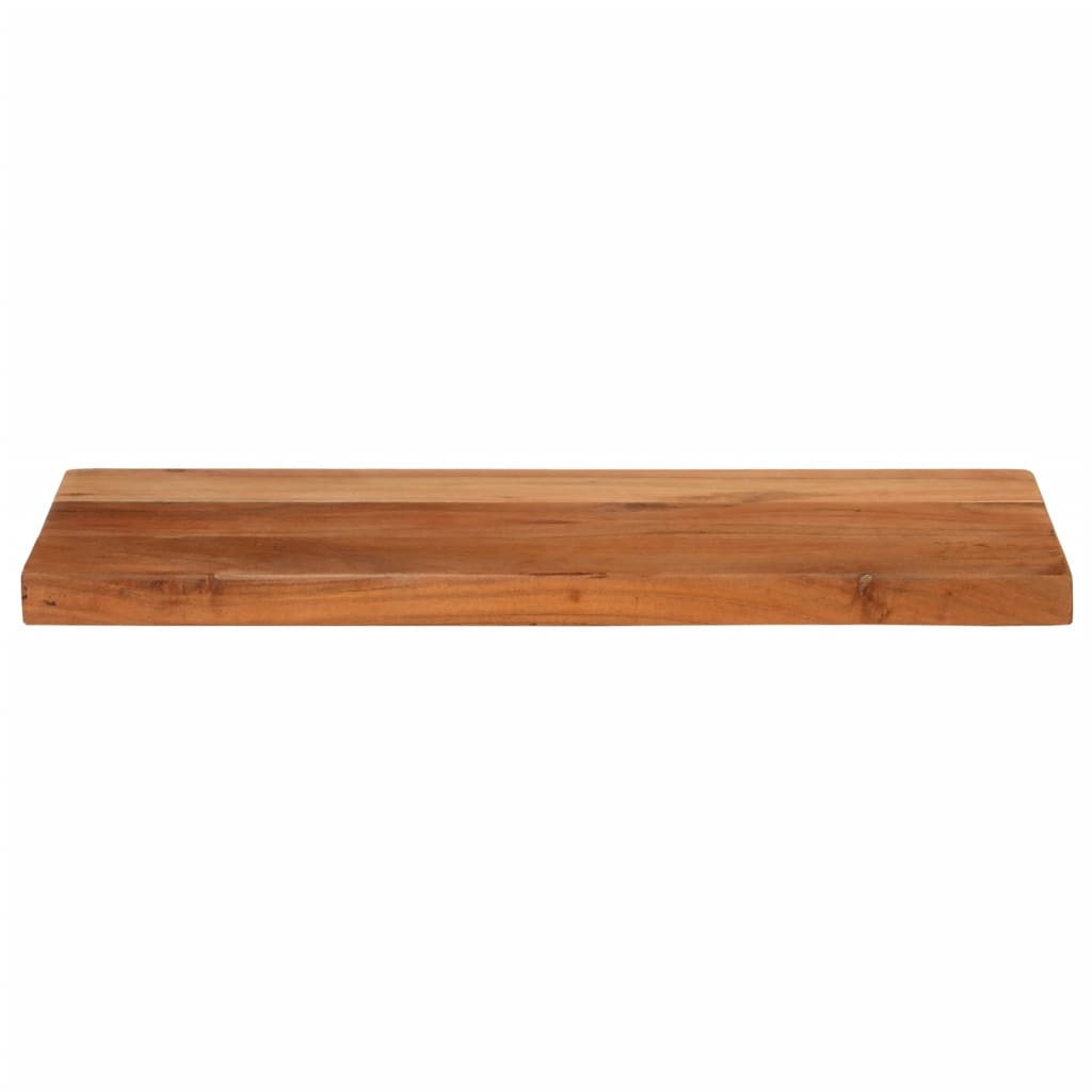 Piano Tavolo 60x30x3,8 cm Rettangolare Legno Massello Acacia