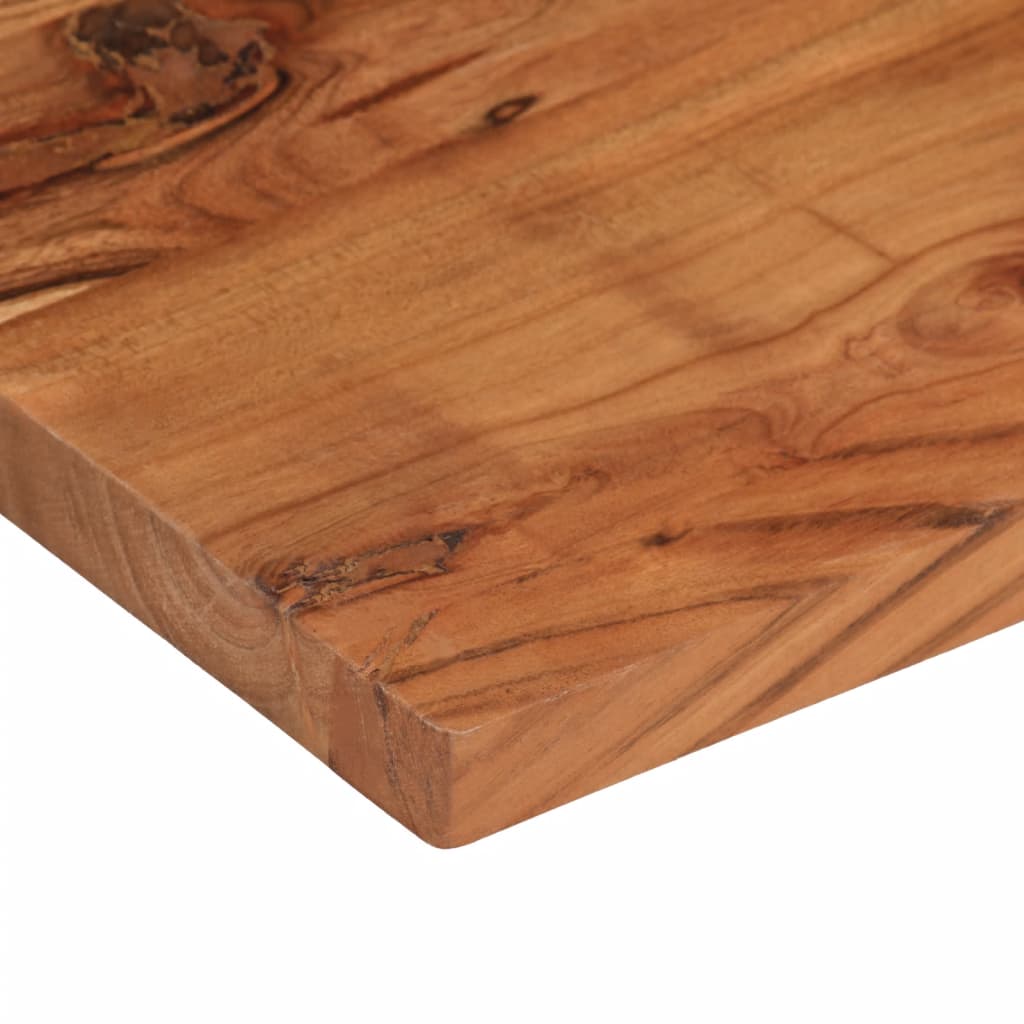 Piano Tavolo 70x30x3,8 cm Rettangolare Legno Massello Acacia