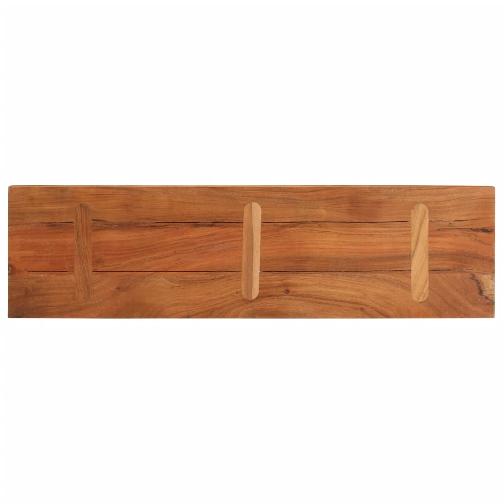 Piano Tavolo 120x30x3,8 cm Rettangolare Legno Massello Acacia