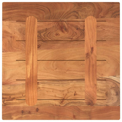 Piano per Tavolo 40x40x3,8 cm Quadrato Legno Massello di Acacia