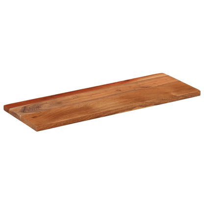 Piano Tavolo 80x40x3,8 cm Rettangolare Legno Massello Acacia