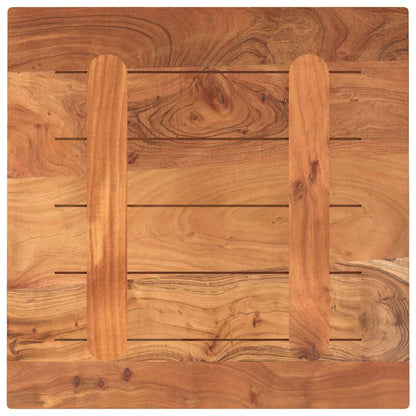 Piano per Tavolo 50x50x3,8 cm Quadrato Legno Massello di Acacia