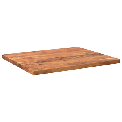 Piano Tavolo 60x50x3,8 cm Rettangolare Legno Massello Acacia