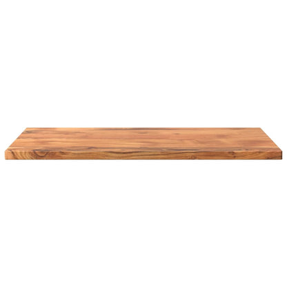 Piano Tavolo 70x50x3,8 cm Rettangolare Legno Massello Acacia