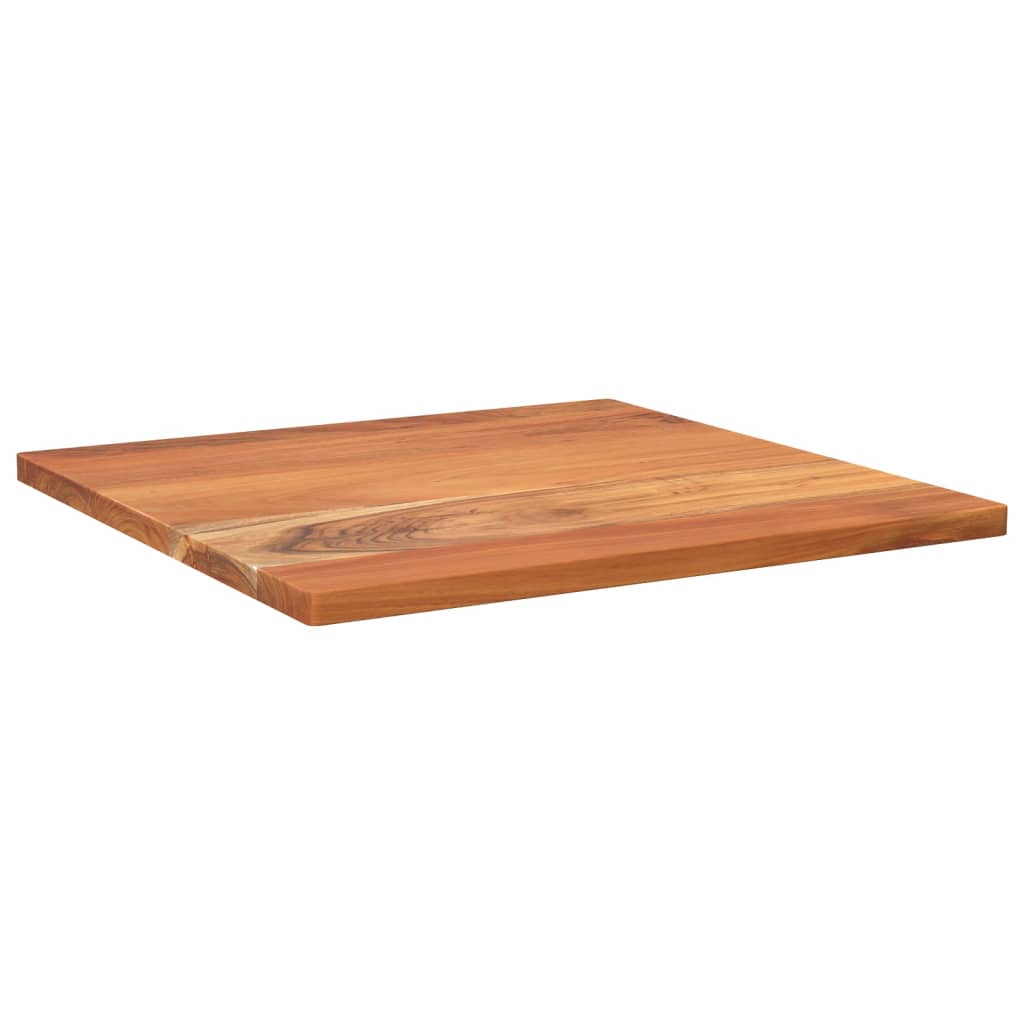 Piano per Tavolo 60x60x3,8 cm Quadrato Legno Massello di Acacia