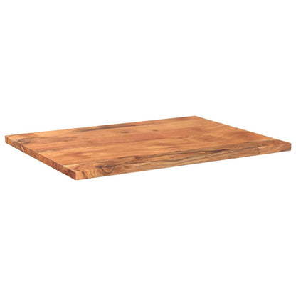 Piano Tavolo 90x60x3,8 cm Rettangolare Legno Massello Acacia