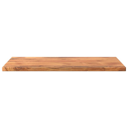 Piano Tavolo 90x60x3,8 cm Rettangolare Legno Massello Acacia