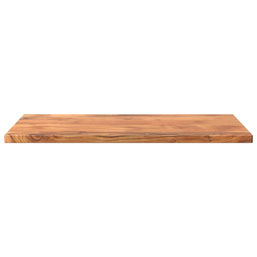 Piano Tavolo 80x70x3,8 cm Rettangolare Legno Massello Acacia