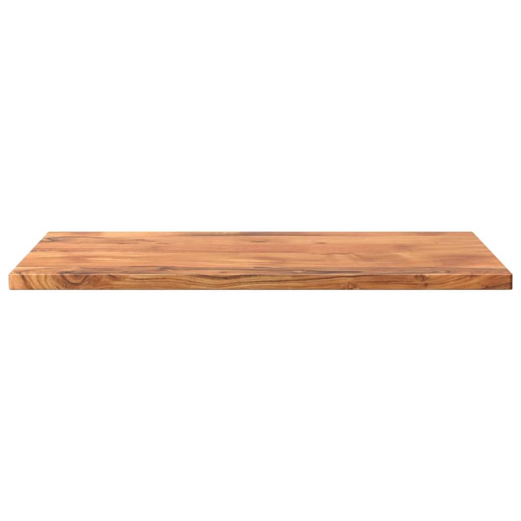 Piano Tavolo 90x70x3,8 cm Rettangolare Legno Massello Acacia